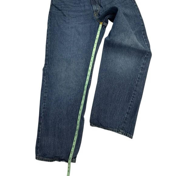 Levis '94 Baggy Jeans Women Size 30 Loose Straight 100% Cotton Factory Distress - Picture 14 of 16